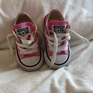 Converse Kids Pink All Star Sneakers